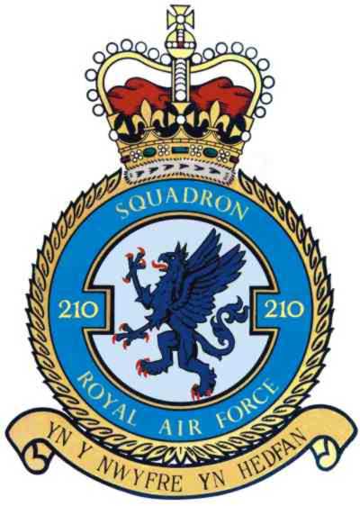 No 210 Squadron Crest